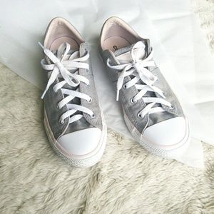 Converse ALL*STAR Pale Grey & Pink Sneakers